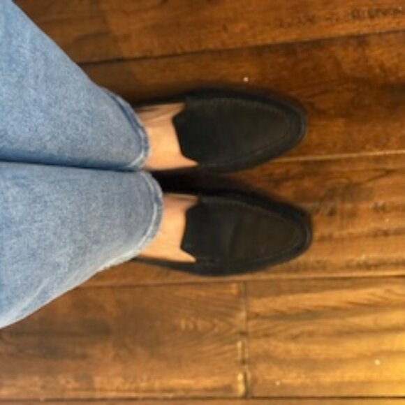 Black Suede TOD's Loafters - Picture 3 of 4